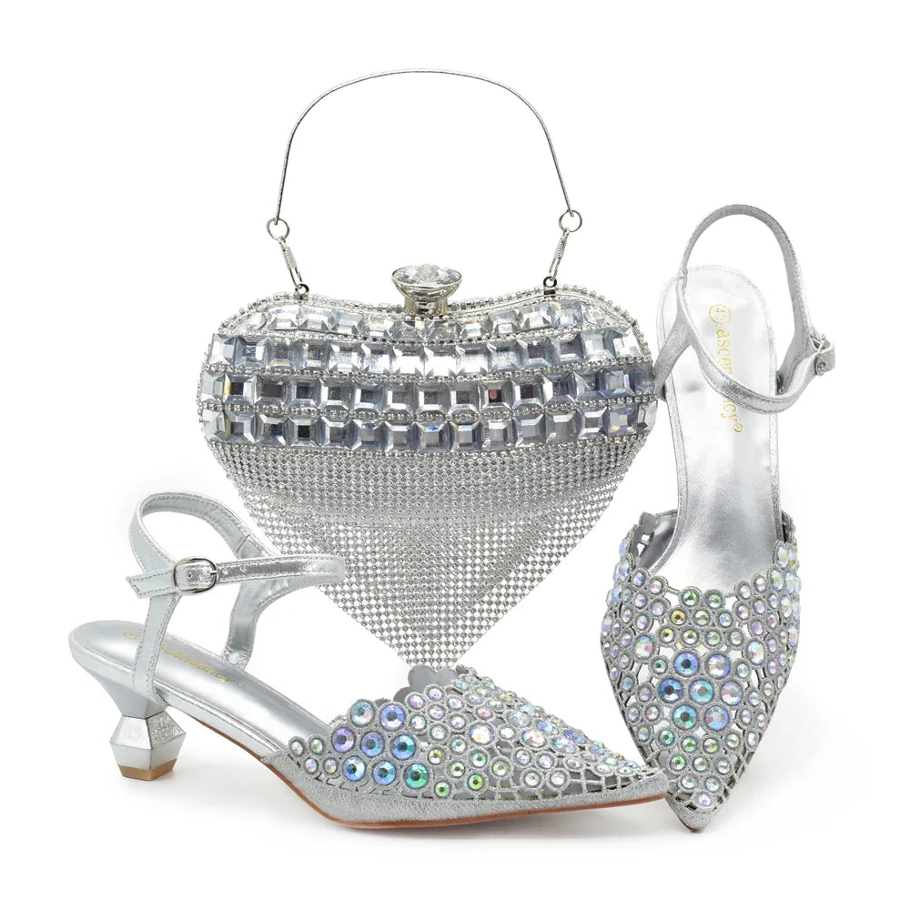 Italian Shoes And Bag Sets EDS1-3
