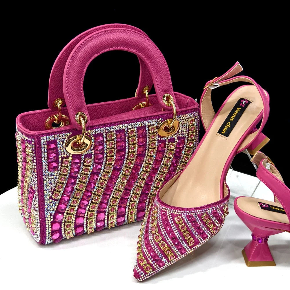 Matching Women Shoe and Bag Set ED130 – product view 5