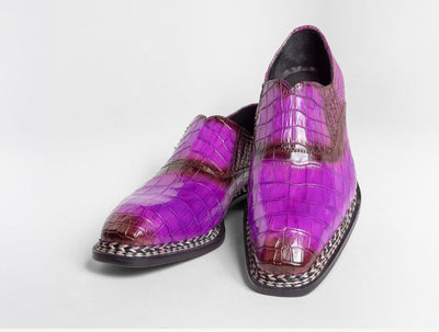 Maurice San Francisco Custom Made Alligator Shoe - Purple