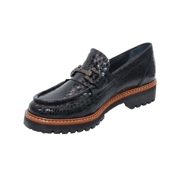 Eric Michael Sanibel Women’s Leather Lug Sole Loafer