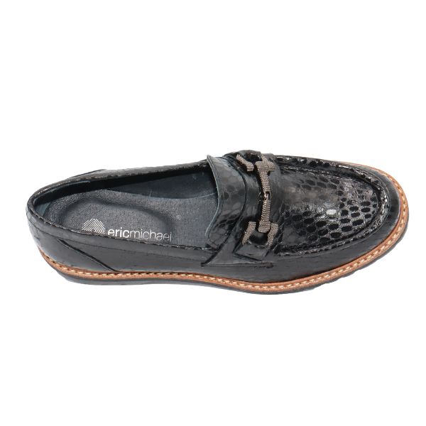 Eric Michael Sanibel Women’s Leather Lug Sole Loafer