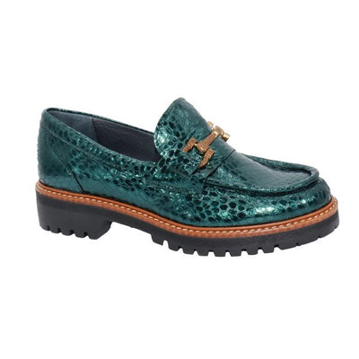 Eric Michael Sanibel Women’s Leather Lug Sole Loafer