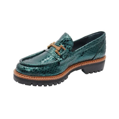 Eric Michael Sanibel Women’s Leather Lug Sole Loafer