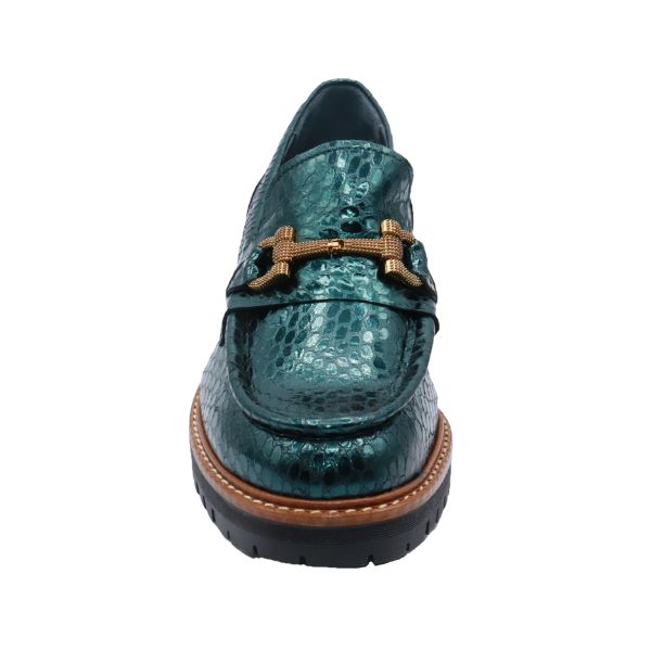 Eric Michael Sanibel Women’s Leather Lug Sole Loafer