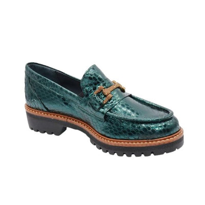 Eric Michael Sanibel Women’s Leather Lug Sole Loafer