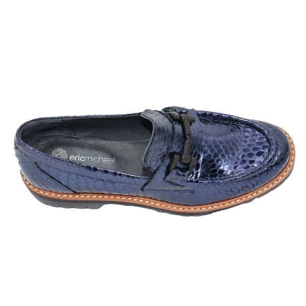 Eric Michael Sanibel Women’s Leather Lug Sole Loafer