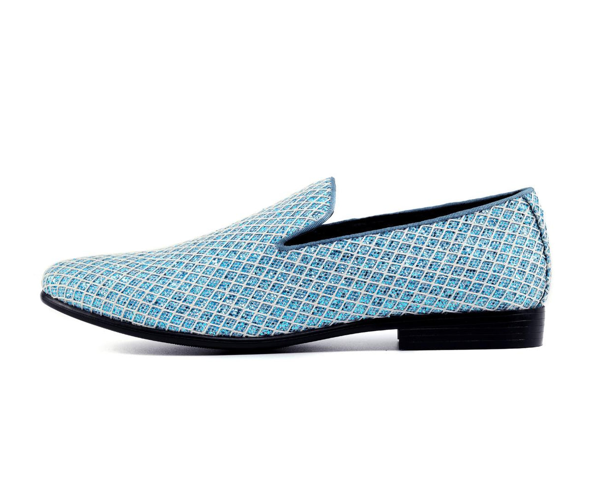 Bolano Sarlo Turquoise Slip-On Shoes — product view 2