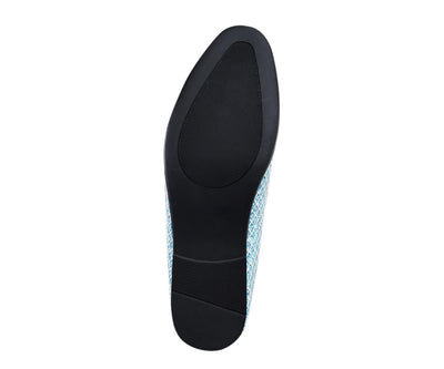 Bolano Sarlo Turquoise Slip-On Shoes — product view 6