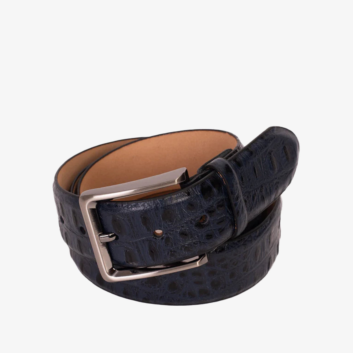 Vinci Leather The Savamala  Blue Leather Belt – product view 1