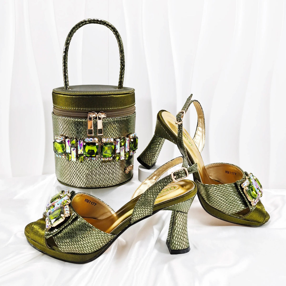 New Matching Women Shoe and Bag Set HF1-1 – product view 3