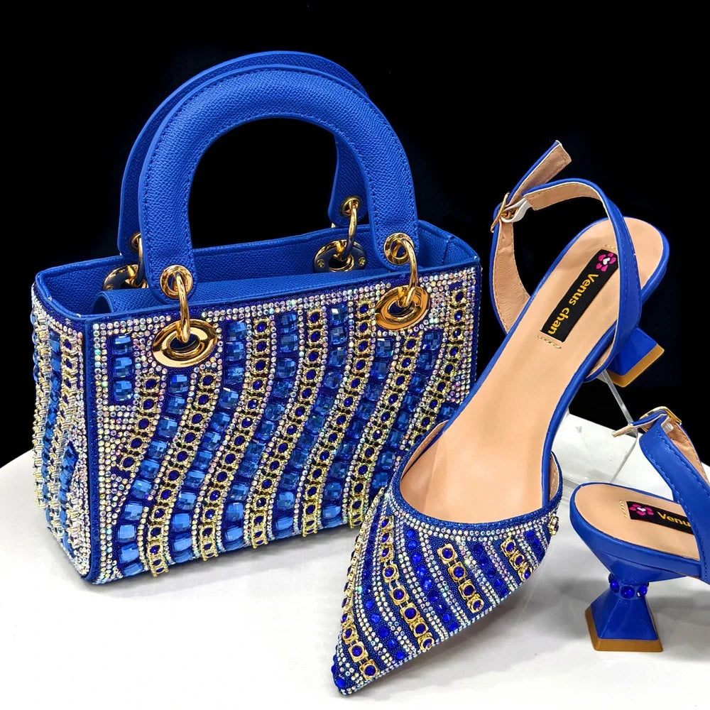 Matching Women Shoe and Bag Set ED130 – product view 4