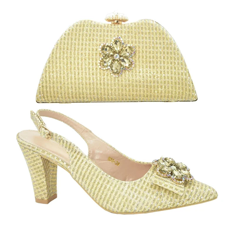 Latest Shoes and Bag Set African Sets NBG45