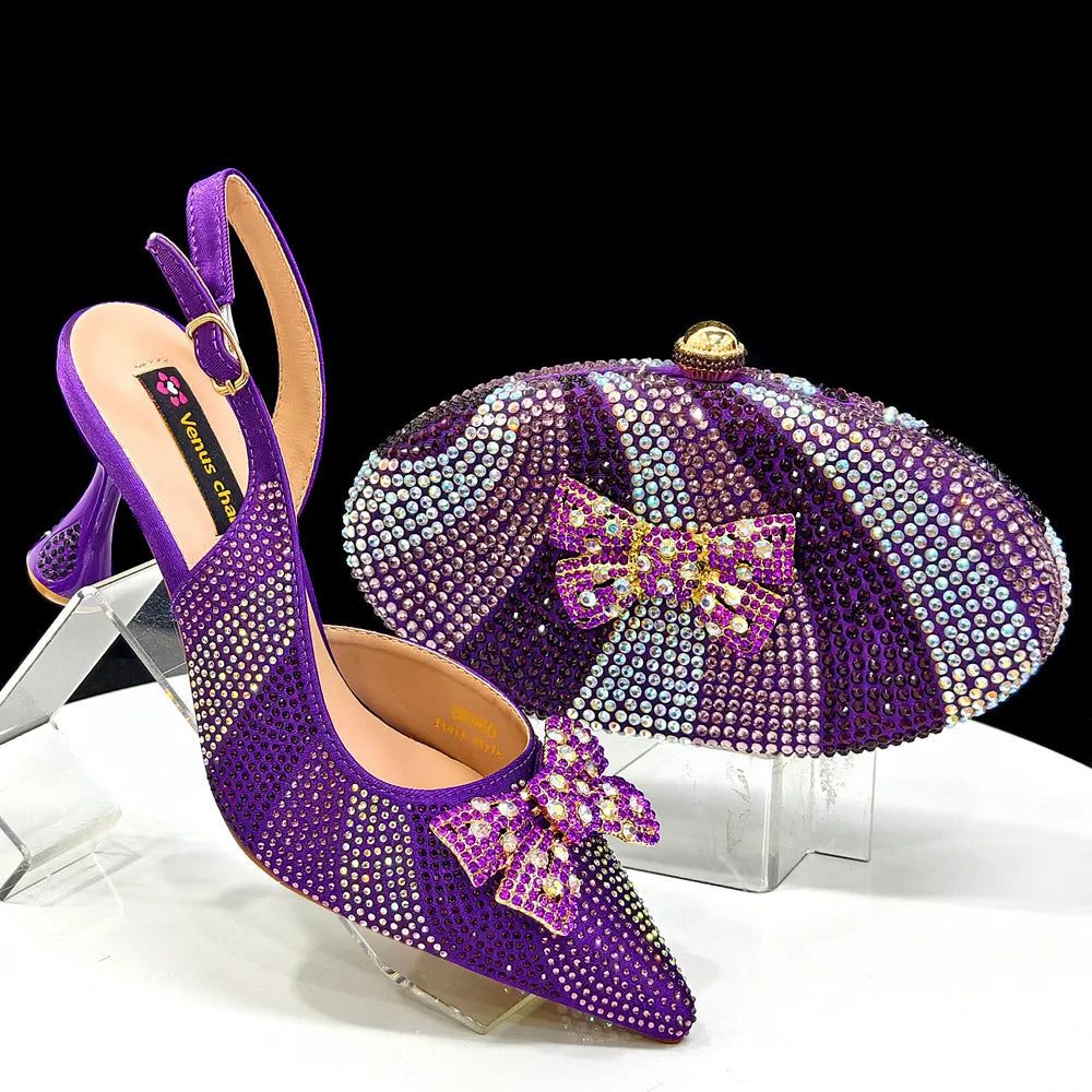 Italian Shoes And Bag Sets For Evening Party Ho1-1 – product view 8