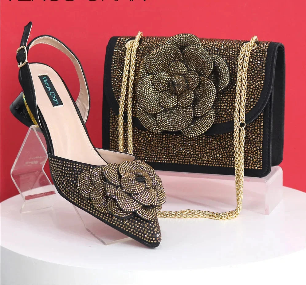 Elegant Lady Shoes And Bag Set EW452