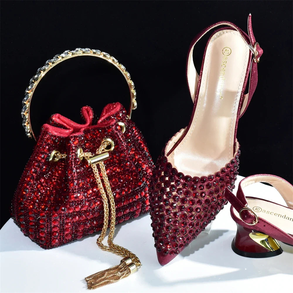 Charming Shoes And Bag Matching Set HAB1-6