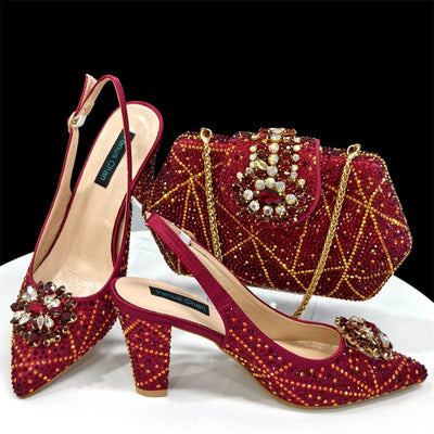 Italian Shoes And Bag Sets HDF1-39