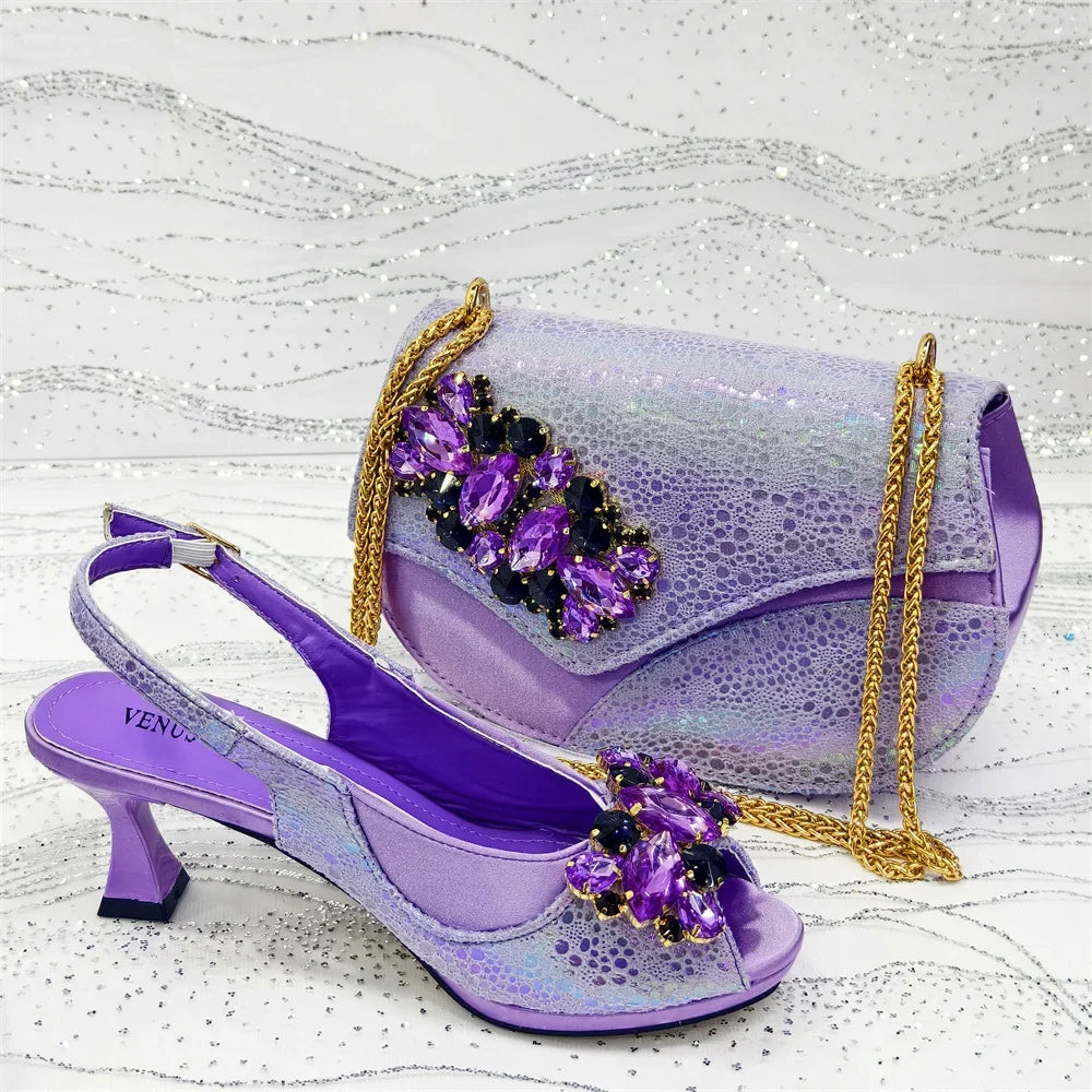 EdleessFashion  Italian Shoes And Bag Sets HV1-1 – product view 1