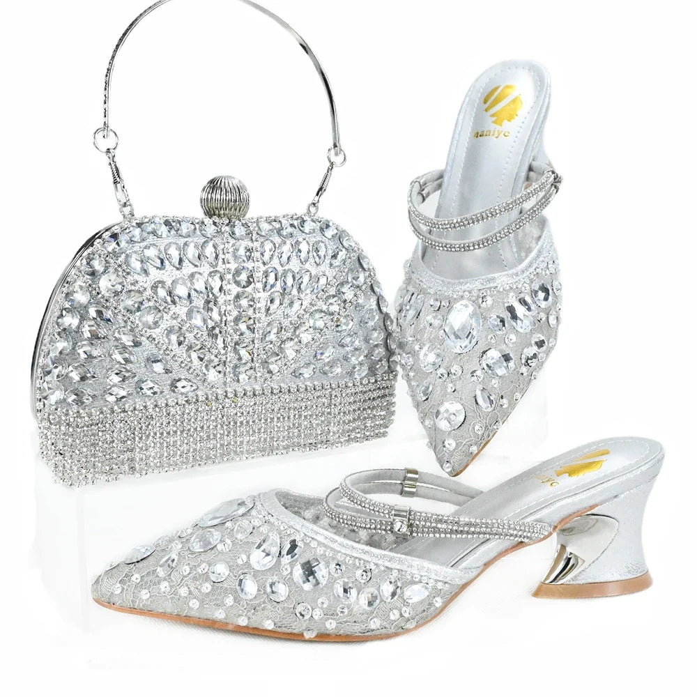 High Quality Ladies Shoes And Bags Set HJK1-10 – product view 2