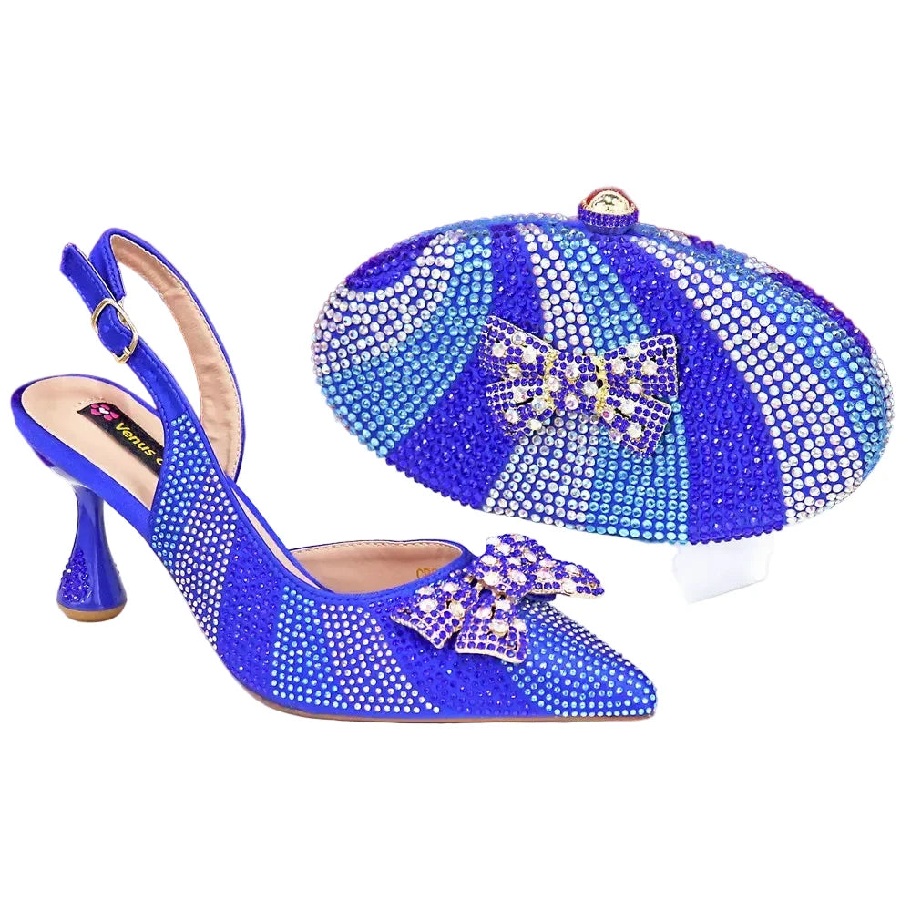 Women's High Heels And Exquisite Clutch Bag Set RT453 – product view 6