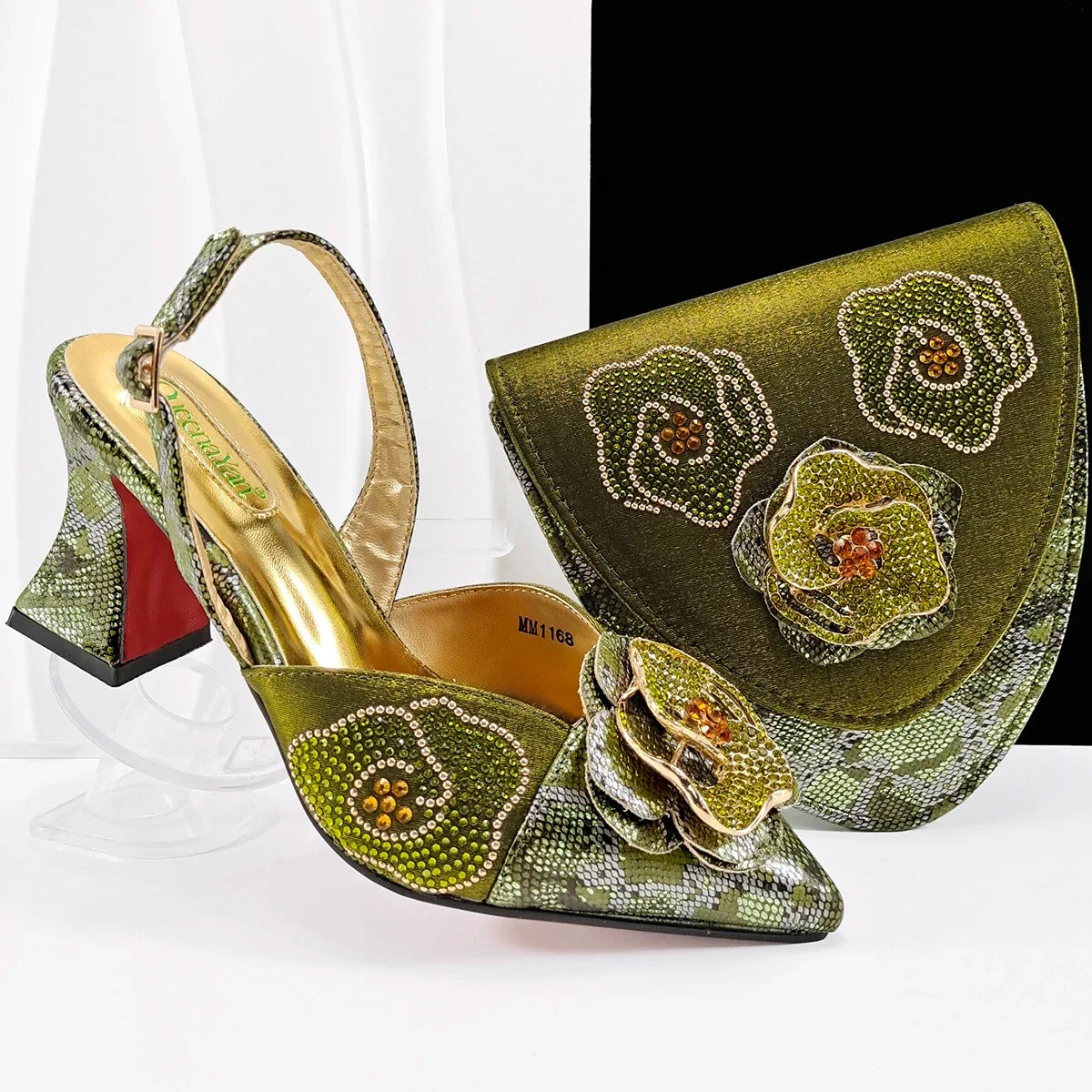 EdleessFashion  New Shoes And Bag Matching Set SF1-2 – product view 5