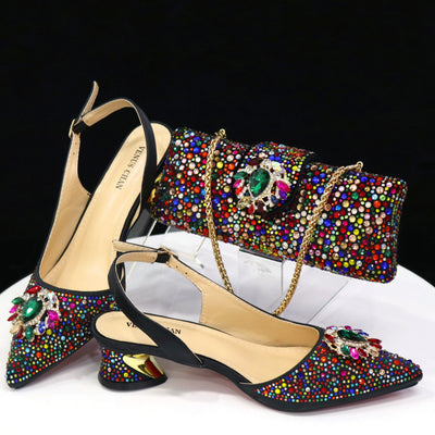 Ladies Shoes and Bags To Match Set ED1291