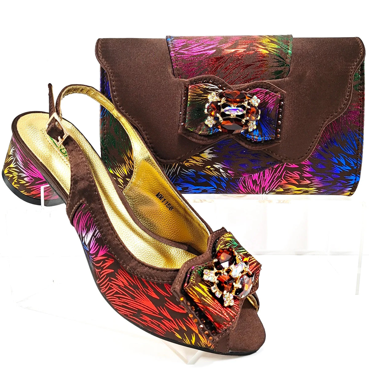 Italian Matching Shoe and Bag Set HKK1-10 – product view 4