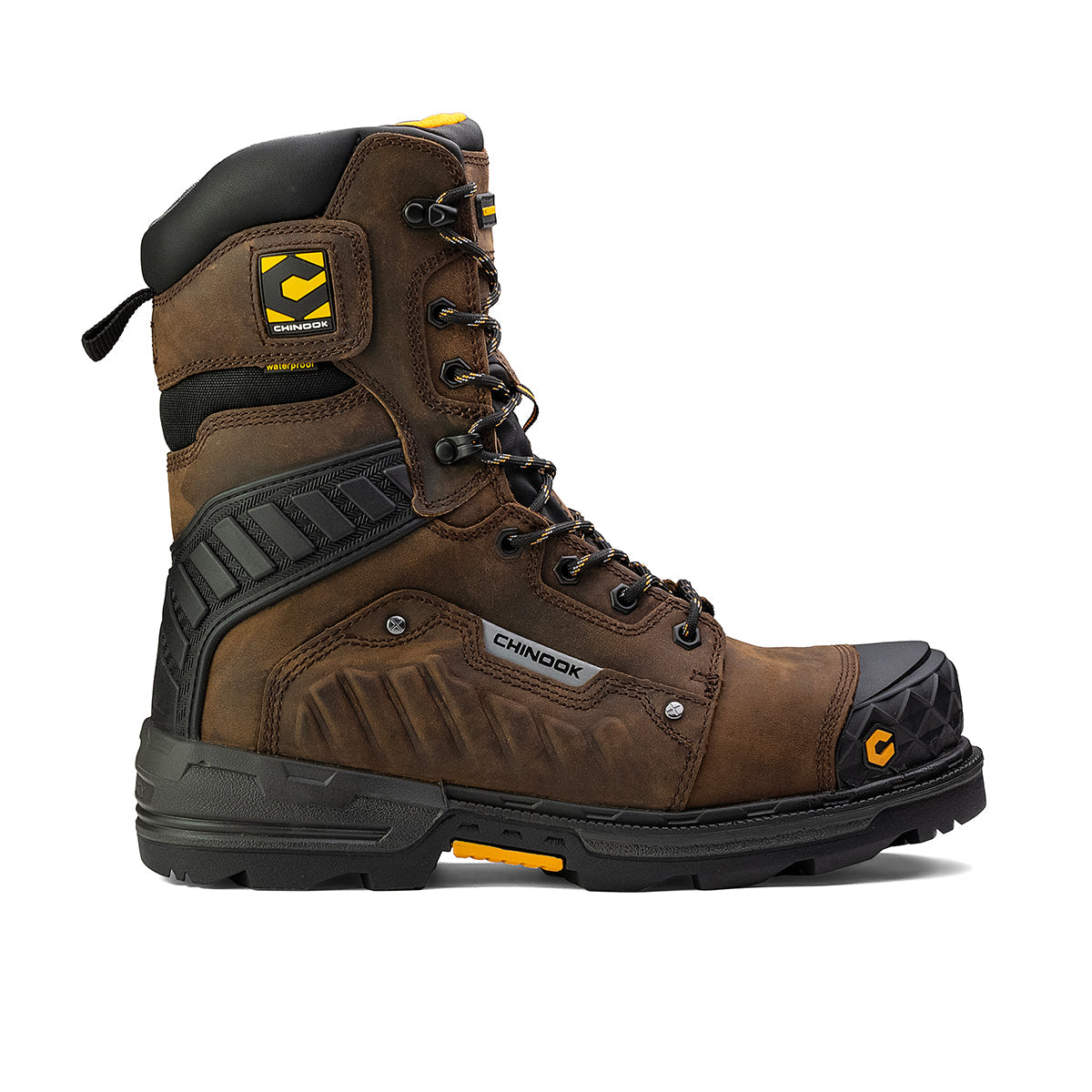 Scorpion 9” Composite Toe Men's Waterproof Work Boot – Brown – product view 6