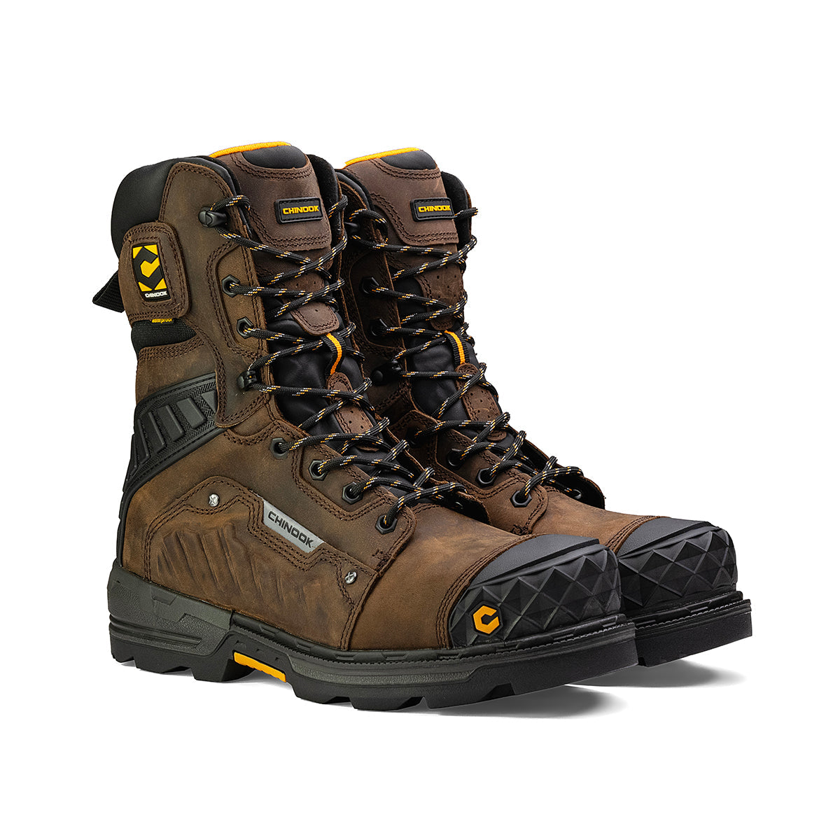Scorpion 9” Composite Toe Men's Waterproof Work Boot – Brown – product view 4