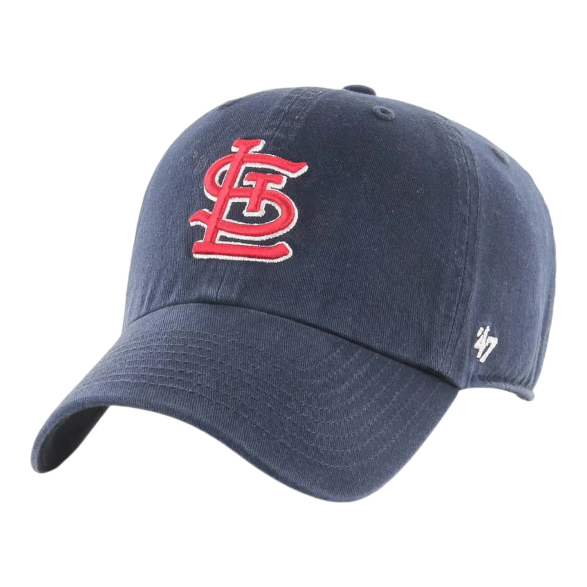 47 Brand Clean Up St. Louis Cardinals Strapback Hat — Navy Adjustable Cap