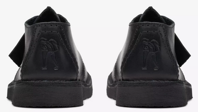 Clarks Originals Desert Trek Kids' Unisex Black Leather 26168132 — product view 5