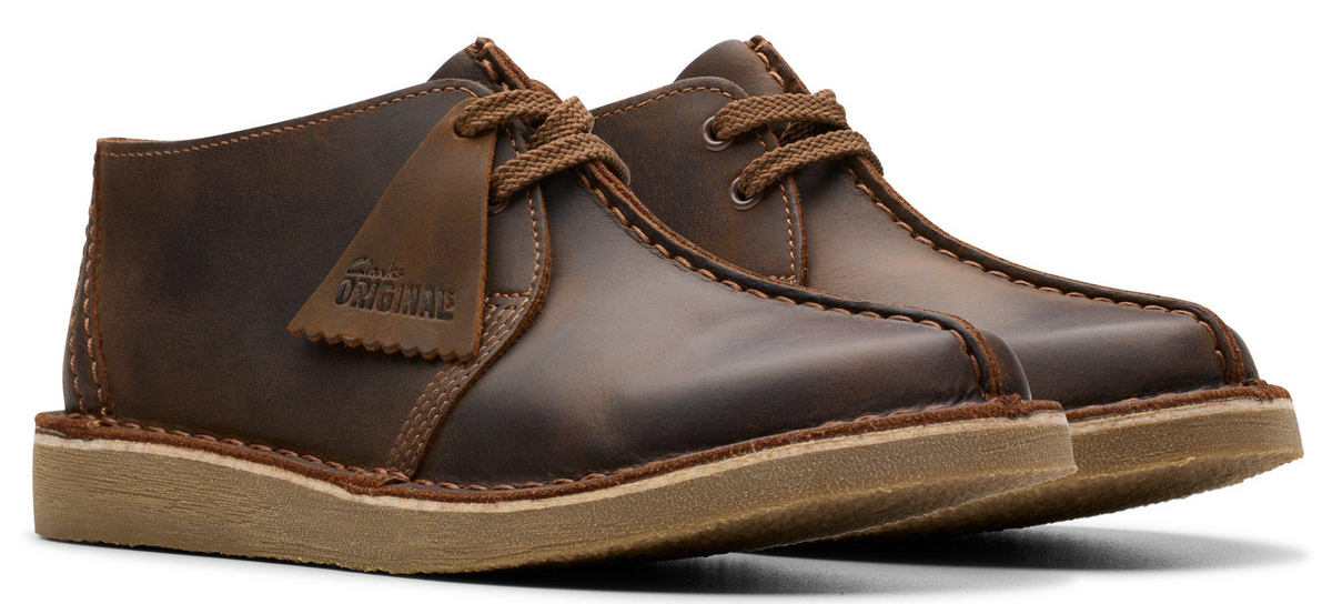 Clarks Originals Desert Trek Kids' Unisex Beeswax Leather 26177647 — product view 4