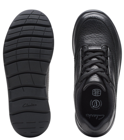 Clarks Venture Carrie K Kids' Unisex Black Leather 26175554 — product view 7