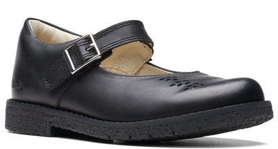 Clarks Comet Play Kids' Unisex Black Leather 26175564 — product view 2