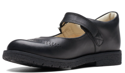 Clarks Comet Play Kids' Unisex Black Leather 26175564 — product view 4