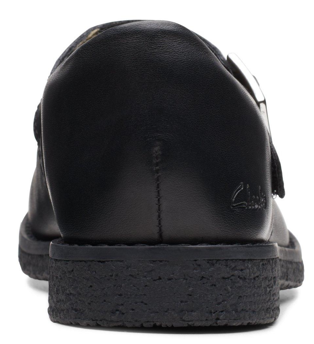 Clarks Comet Play Kids' Unisex Black Leather 26175564 — product view 6