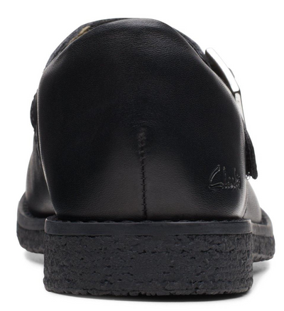 Clarks Comet Play Kids' Unisex Black Leather 26175564 — product view 6