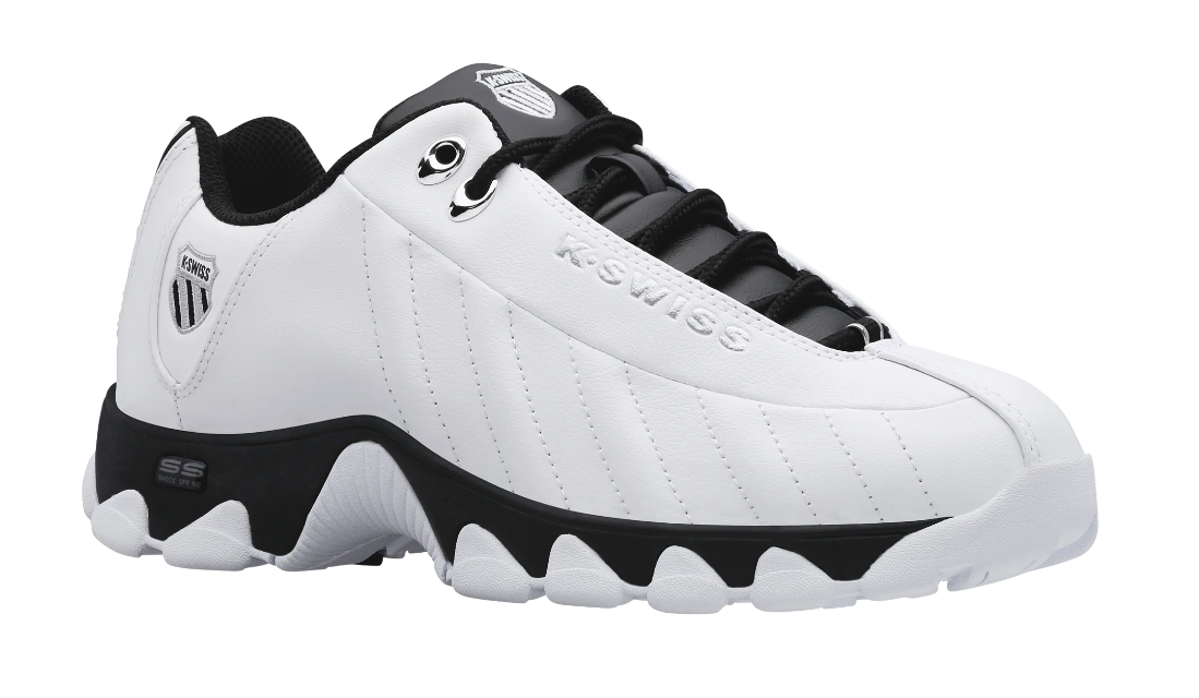 K-Swiss St329 Cmf - White / Black - 04326-102-M — product view 3