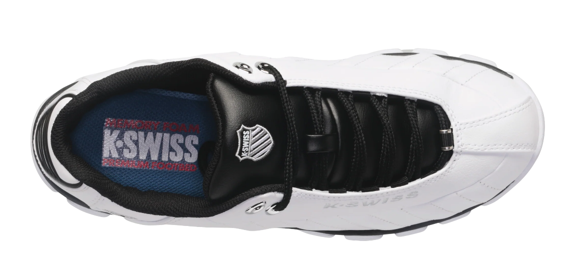 K-Swiss St329 Cmf - White / Black - 04326-102-M — product view 5