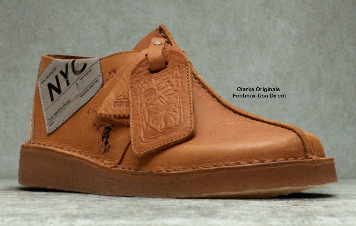 Clarks Originals Desert Trek Travel NYC Men's Tan Leather 26183897 — product view 2