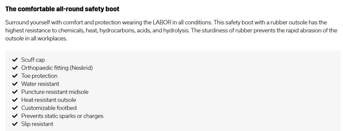Steel Toe - Satety Boots - Puncture Resistant — product view 10