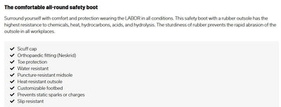 Steel Toe - Satety Boots - Puncture Resistant — product view 10