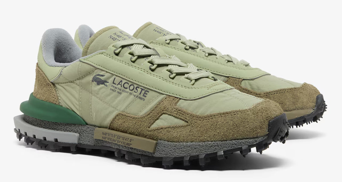 Lacoste Elite Active 225 4 Sma (750SMA0078-APP) Lt. Khaki / Grey — product view 1