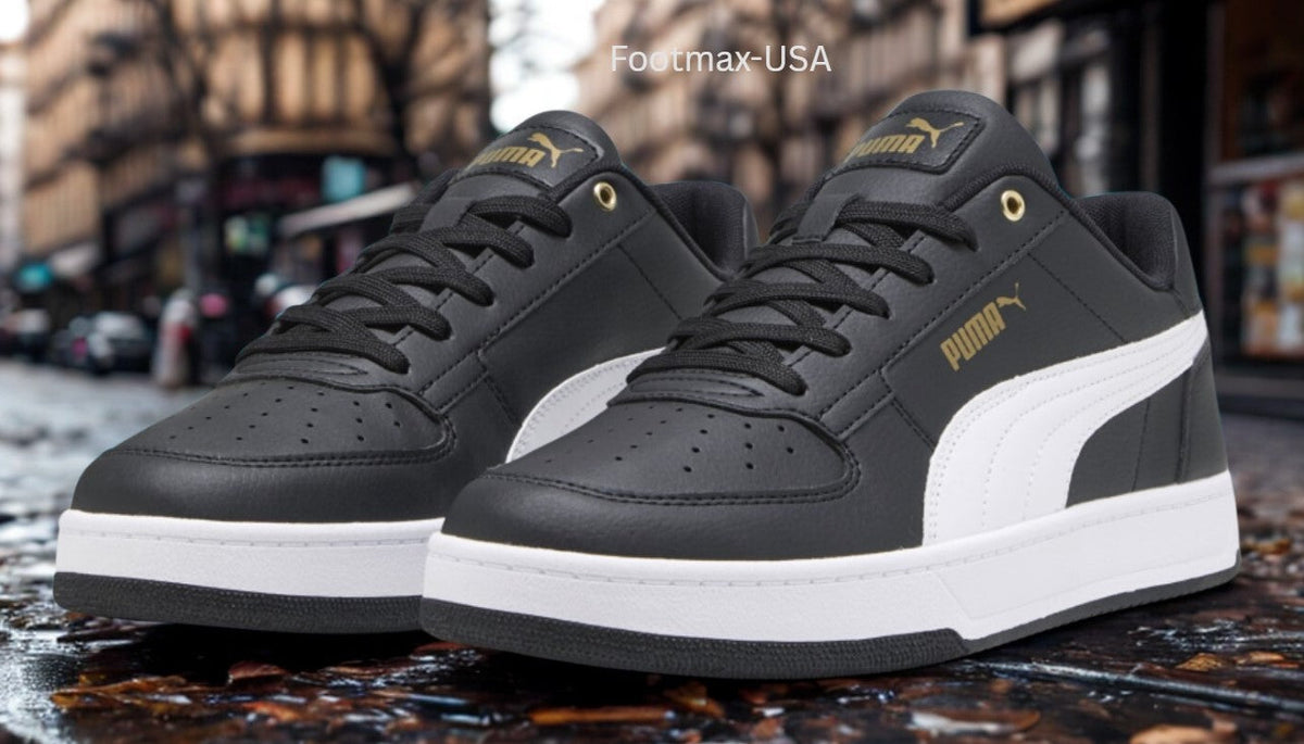 Puma Caven 2.0 / 392290-04 / Black-White – Three-Quarter View