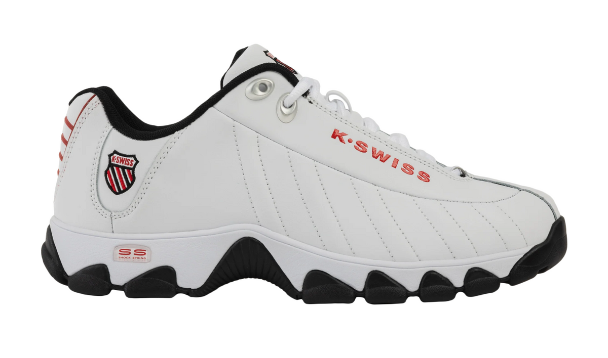 K.Swiss St 329 Cmf - 03426-122 (White / Black / Red) — product view 1