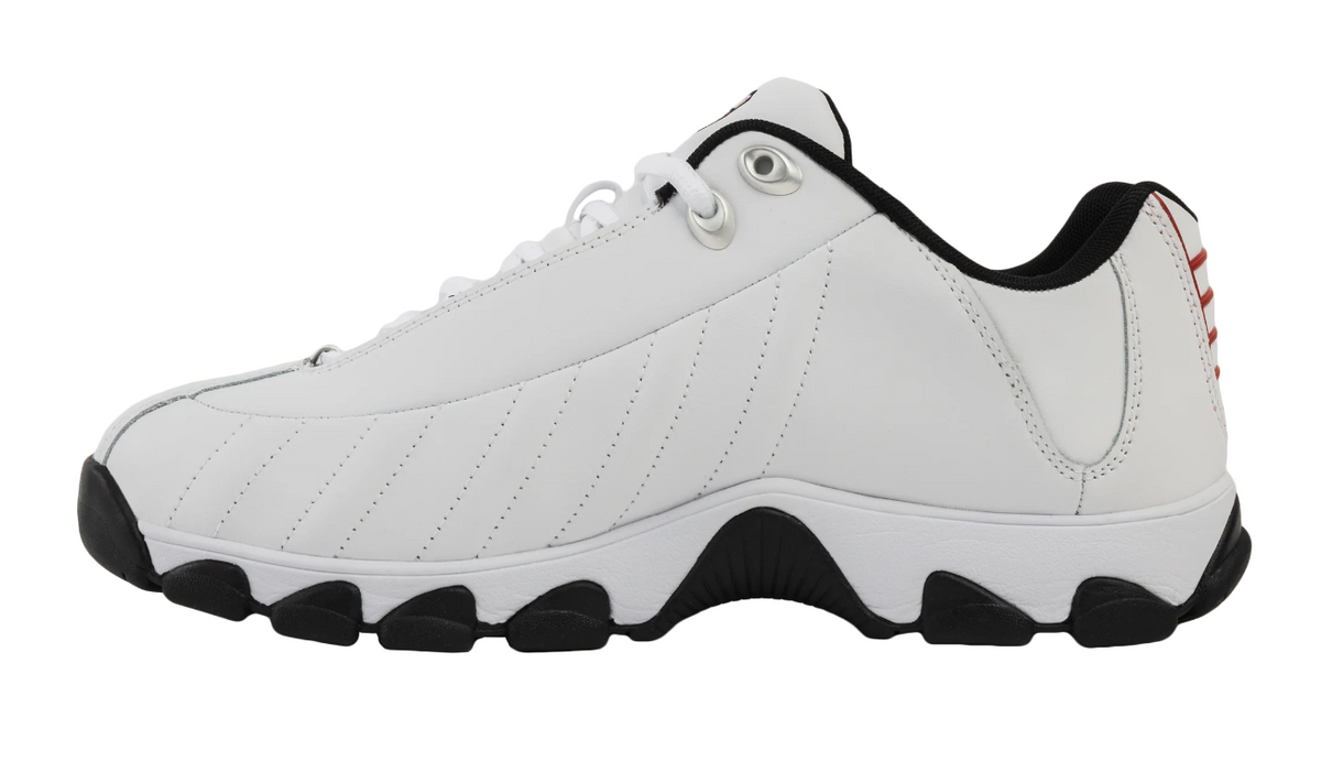 K.Swiss St 329 Cmf - 03426-122 (White / Black / Red) — product view 5