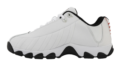 K.Swiss St 329 Cmf - 03426-122 (White / Black / Red) — product view 5