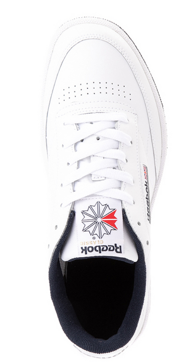Reebok Club C 85 - Men's - 100000156 (White / Navy)