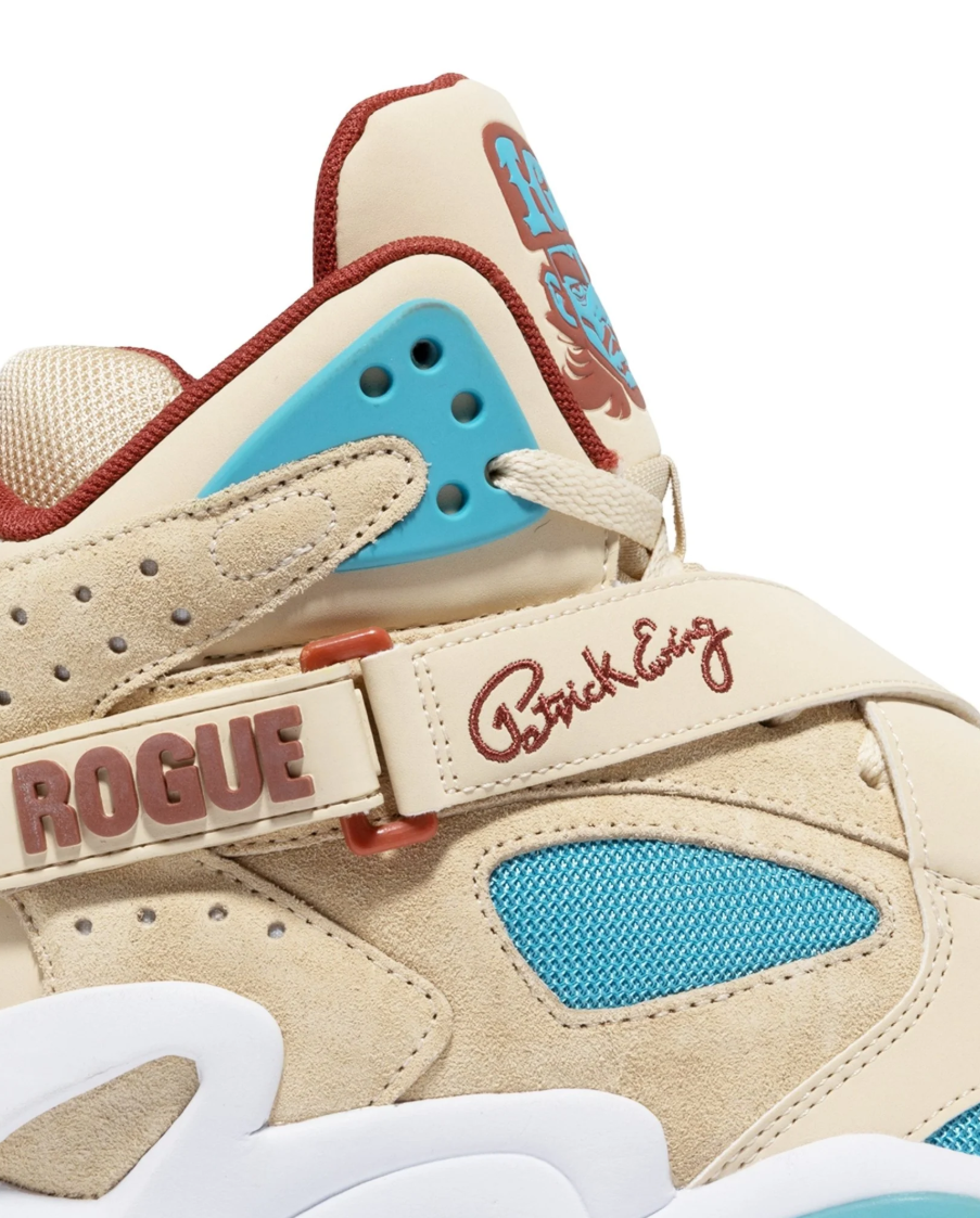 Patrick Ewing Rogue X Ice T (1EW02652-341) Wood Ash / Maui Blue / Redwood — product view 2