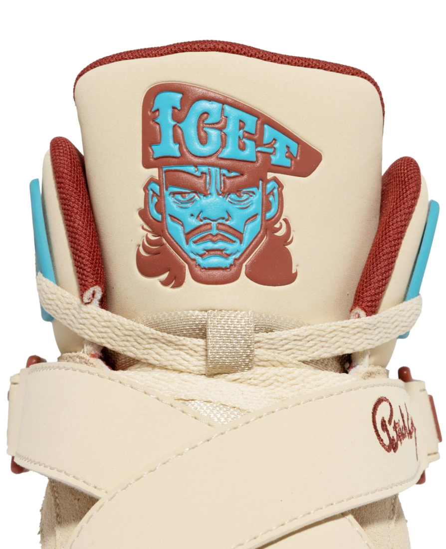 Patrick Ewing Rogue X Ice T (1EW02652-341) Wood Ash / Maui Blue / Redwood — product view 6