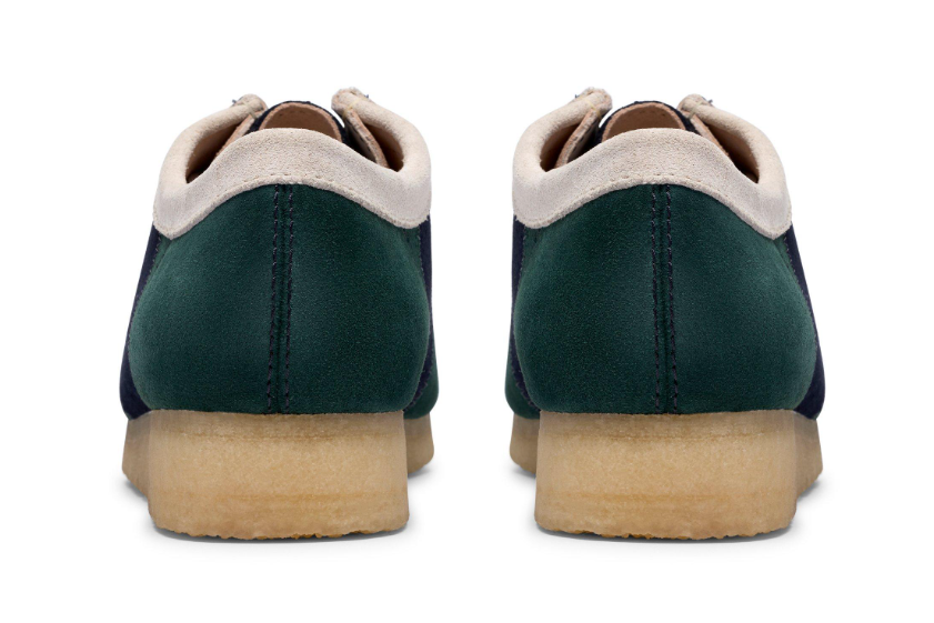 Clarks Originals Wallabee Men's Blue Green Stripe Suede 26185545 — product view 7